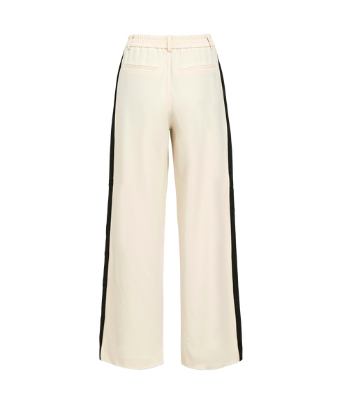 Lisa Wide Pant Aop - Cream