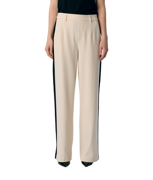 Lisa Wide Pant Aop - Cream