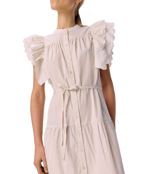 Hope Chinna S/S Long Dress E - White