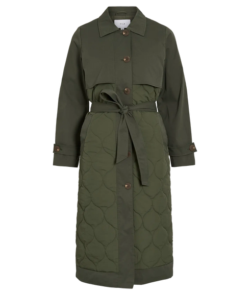 Softie L/S Trenchcoat - Deep Depths