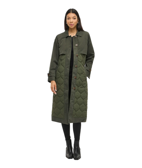 Softie L/S Trenchcoat - Deep Depths