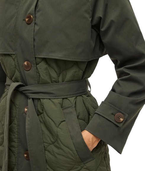 Softie L/S Trenchcoat - Deep Depths