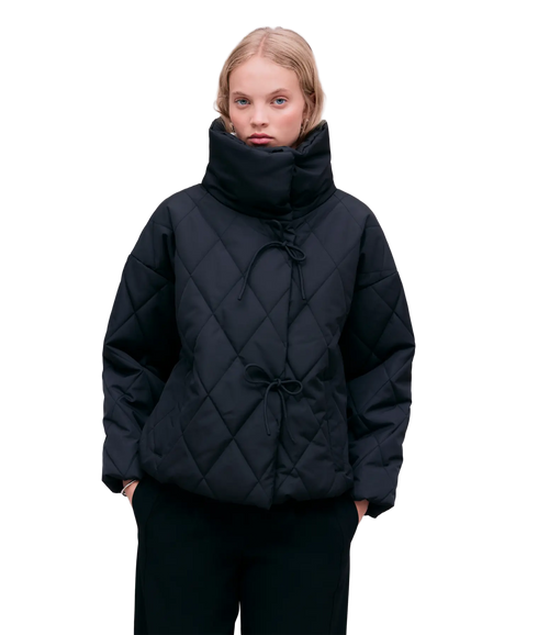 Bumble L/S Puffer Jacket - Black Beauty