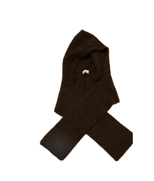 Milu Scarf Knit Balaclava Rep - Seal Brown