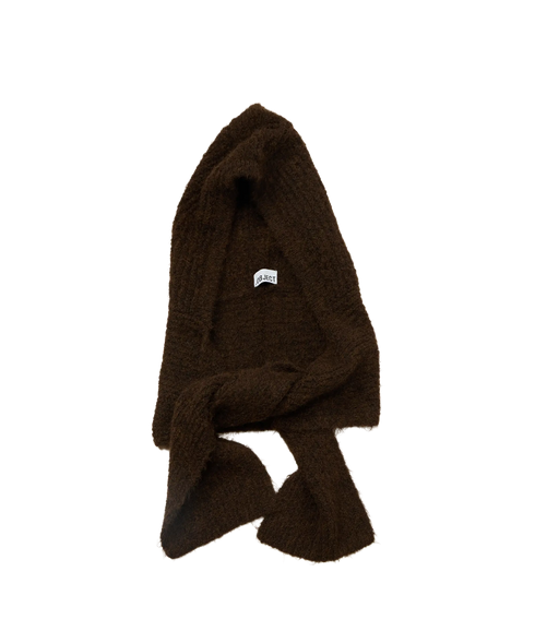 Milu Scarf Knit Balaclava Rep - Seal Brown