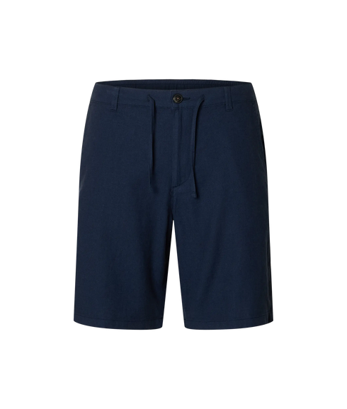 Brody Linen Short - Dark Sapphire