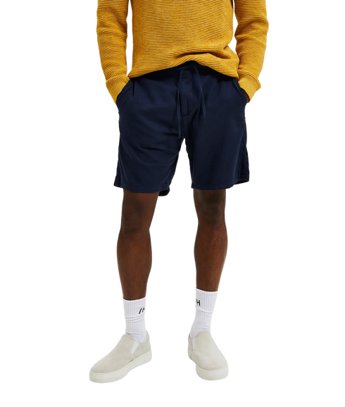 Brody Linen Short - Dark Sapphire
