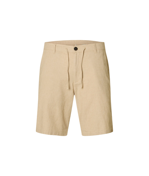 Brody Linen Short - Incense Oatmeal