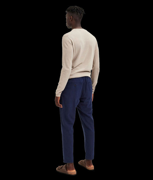 Slimtape Brody Linen Pant - Navy