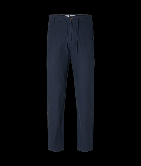Slimtape Brody Linen Pant - Navy