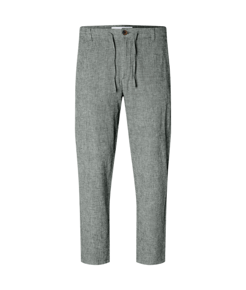 Slimtape Brody Linen Pant - Sky Captain Oatmeal