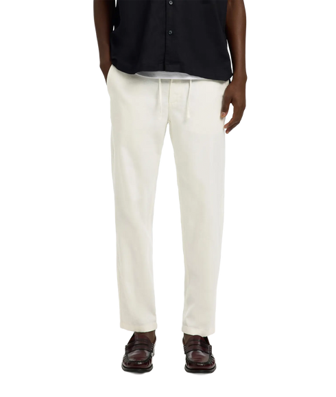 172-Slimtape Brody Linen Bld Pnt - White