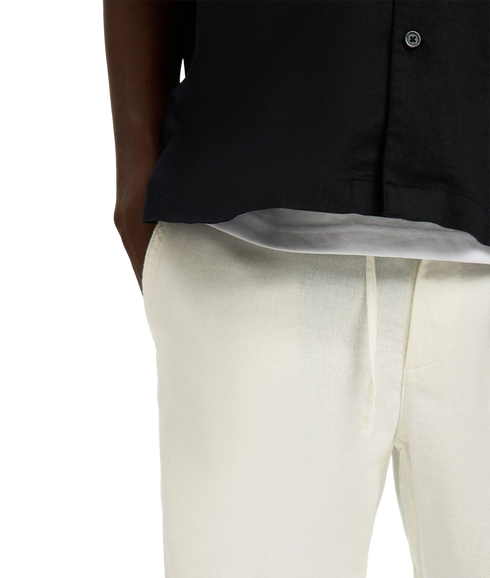 172-Slimtape Brody Linen Bld Pnt - White