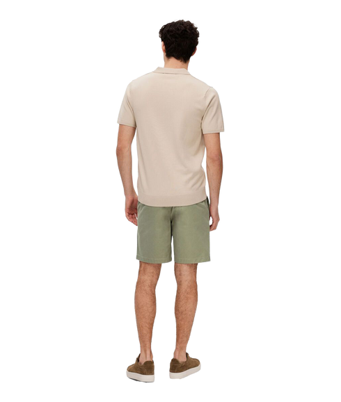 Teller Knit Polo - Cream