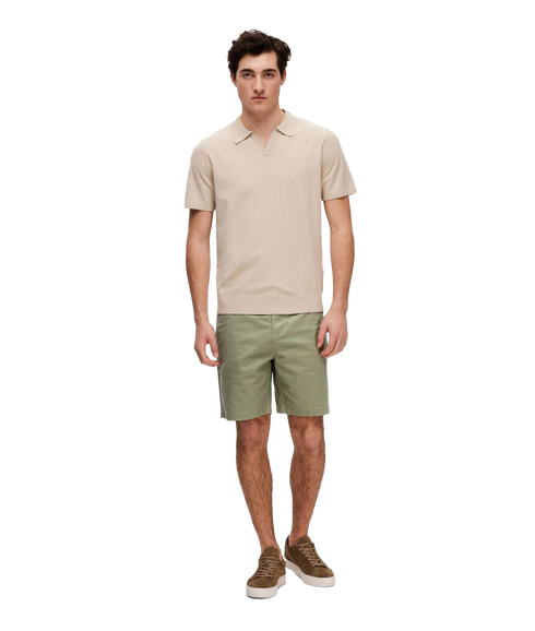 Teller Knit Polo - Cream