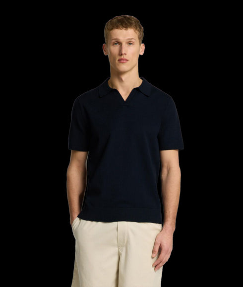 Teller Knit Polo - Navy