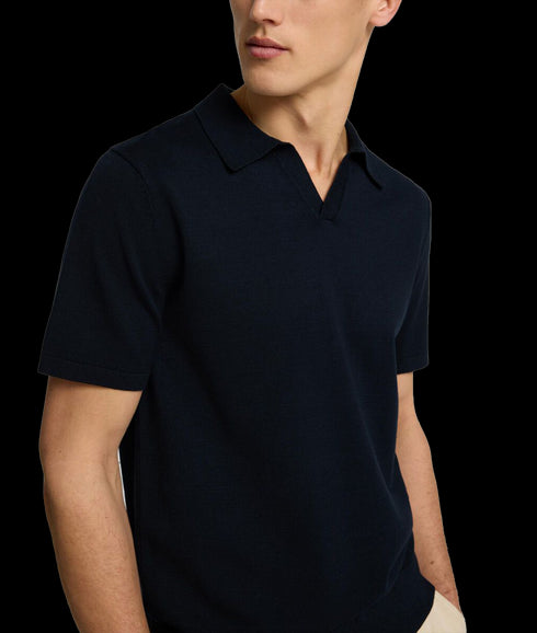 Teller Knit Polo - Navy