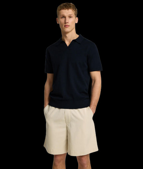 Teller Knit Polo - Navy