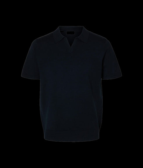 Teller Knit Polo - Navy