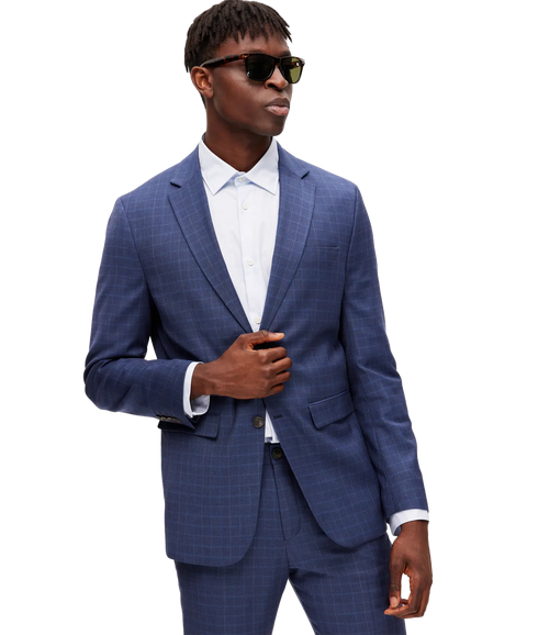 Slim-Neil Chk Blazer - Navy Blazer Checks