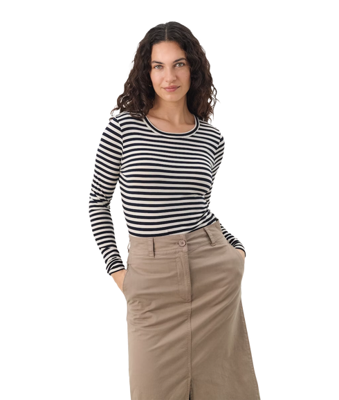 Emaja Top Dark Navy Stripe - Multi