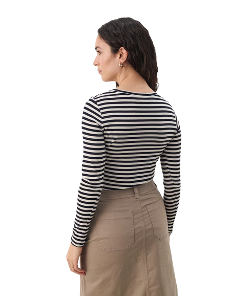 Emaja Top Dark Navy Stripe - Multi