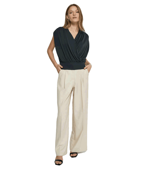 Elvie Wrap Top - Black