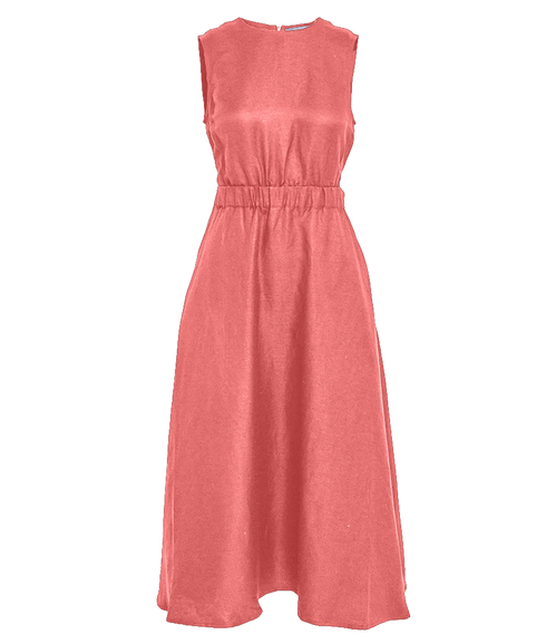 Sabbi Midi Linen Dress - Dubarry