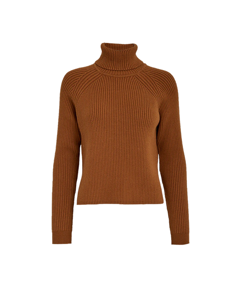 Ava Knit Turtleneck - Glazed Ginger