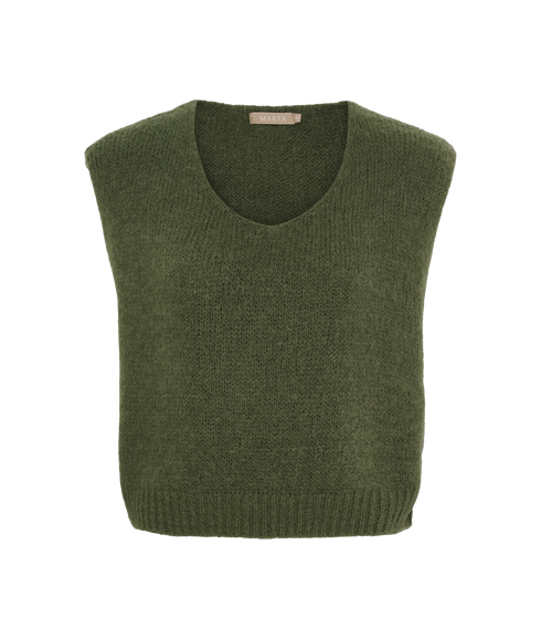 Marlene Knit Tank - Military