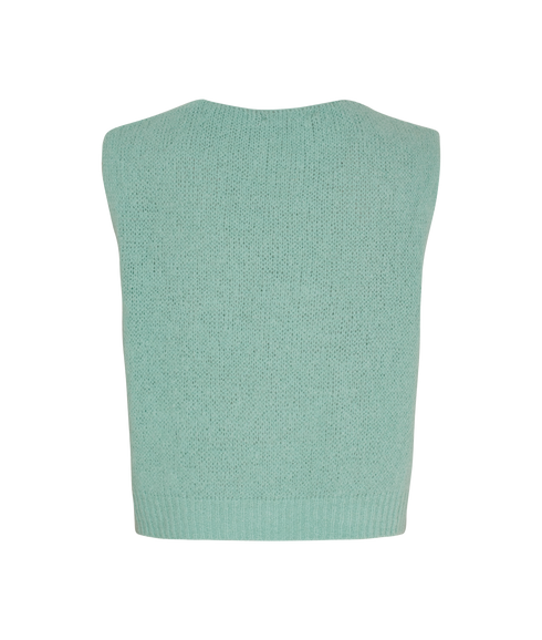 Marlene Knit Tank - Aqua