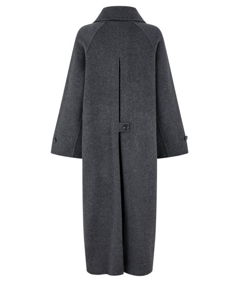 Walance Fall Coat - Dark Grey Melange
