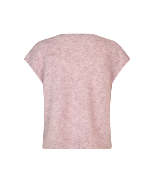Camryn Knit Vest - Sepia Rose
