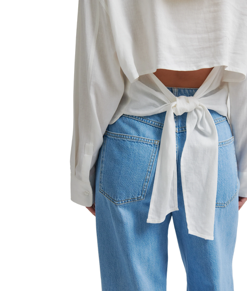 Veno Shirt - White Alyssum