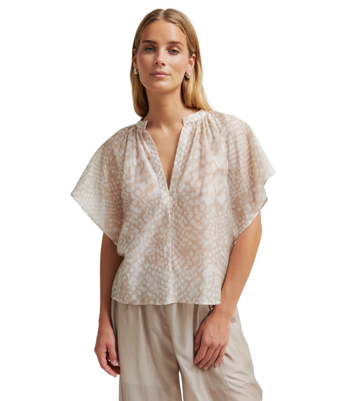 Shades Blouse - Plaza Taupe