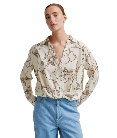 Soil Twist Shirt - Eggnog