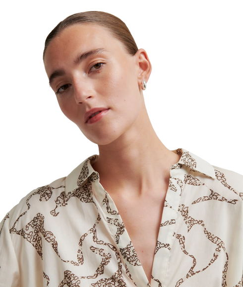 Soil Twist Shirt - Eggnog