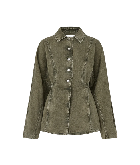 Jaye Denim Jacket - Green