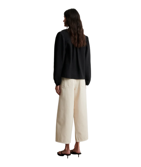 Rayna Frill Blouse - Black