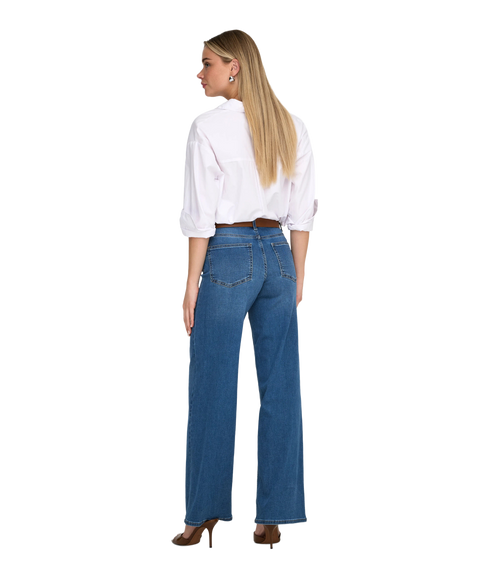 Madison Blush Hw Wide Dnm Dot372 - Blue