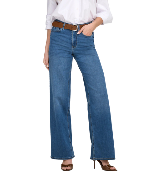 Madison Blush Hw Wide Dnm Dot372 - Blue
