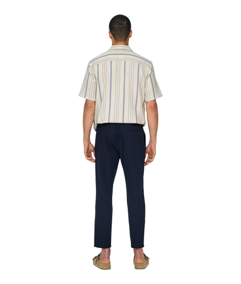 Linus Tapered Fit Joggers - Navy