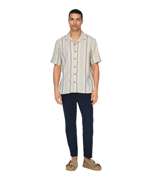 Linus Tapered Fit Joggers - Navy