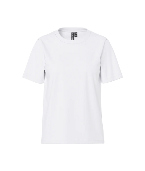 Ria Ss Solid Tee Jrs Bc - White