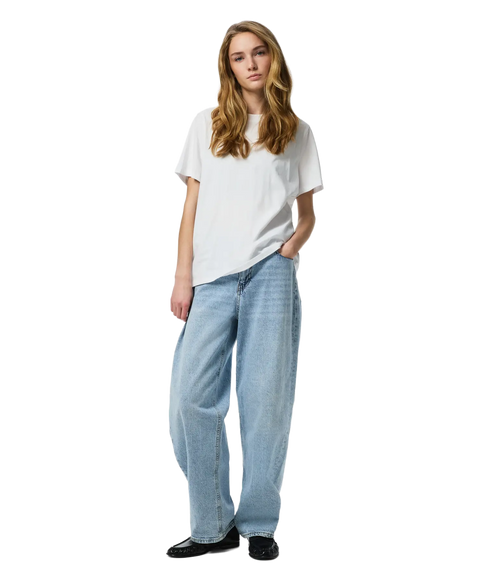 Ria Ss Solid Tee Jrs Bc - White