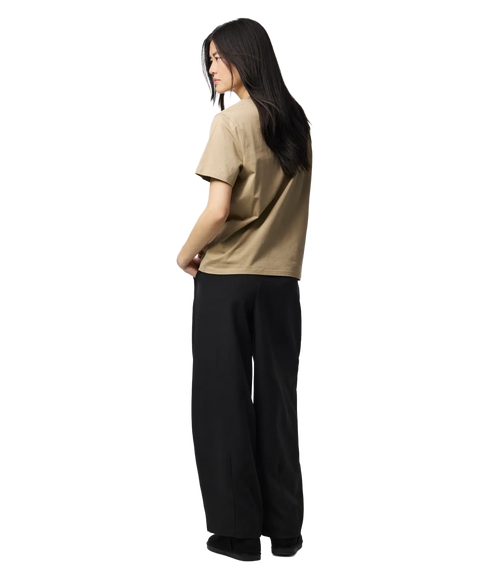 Ria Ss Solid Tee Jrs Bc - Brown