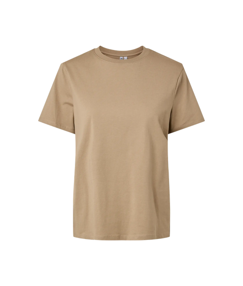 Ria Ss Solid Tee Jrs Bc - Brown