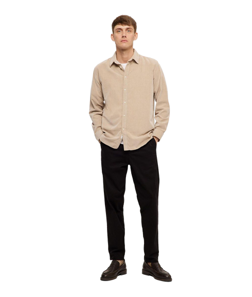 Corduroy Shirt - Beige