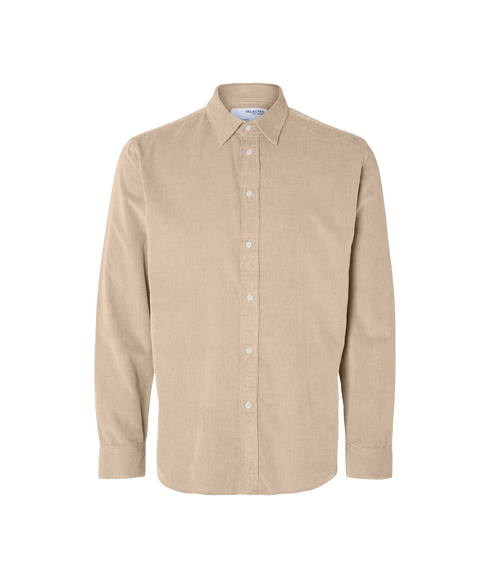 Corduroy Shirt - Beige