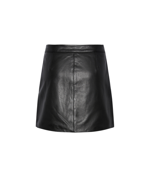 Lyma Hmw Leather Skirt - Black